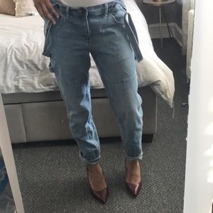 BDG Carpenter Jeans w detachable suspenders